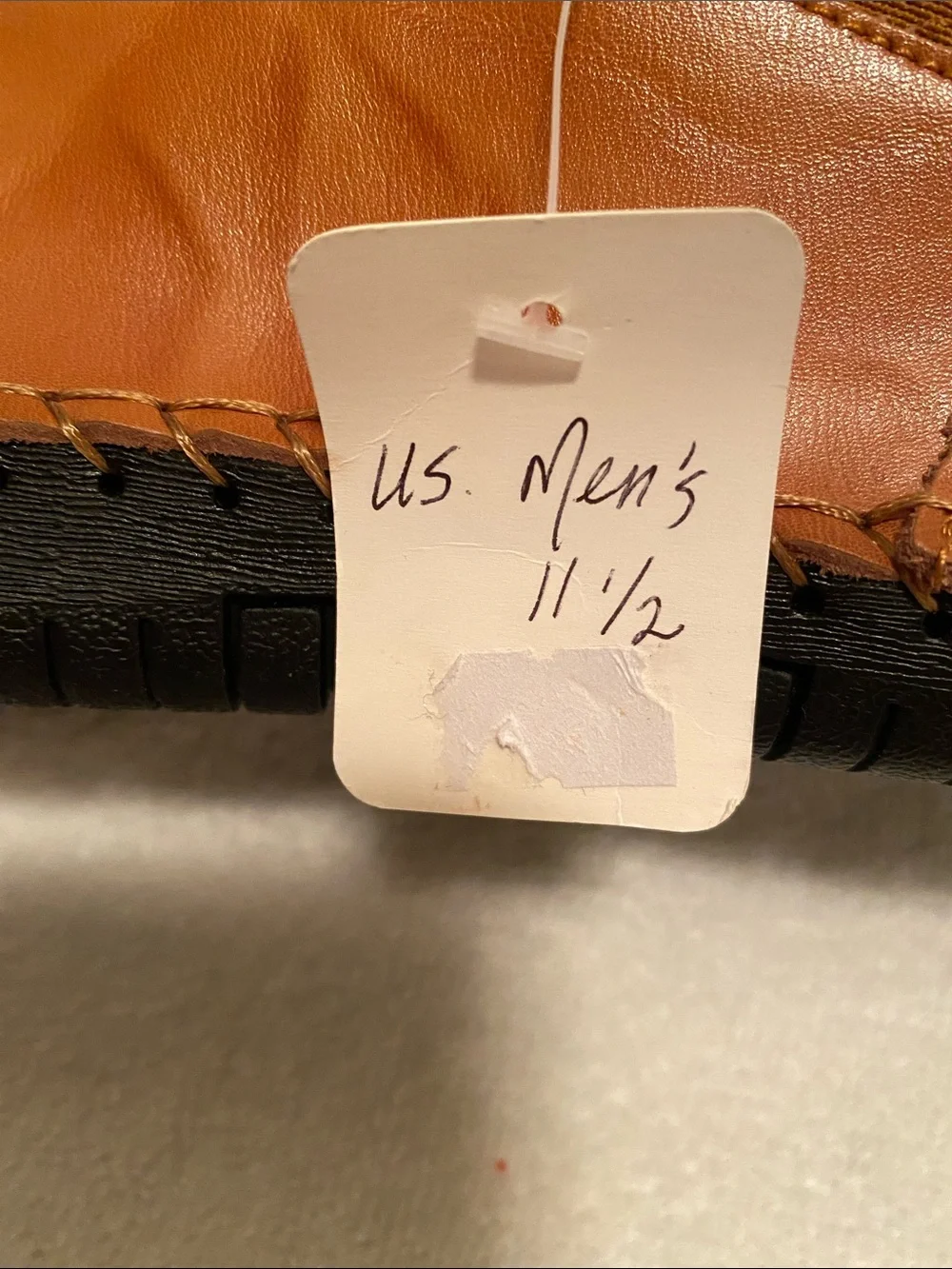 Mens Slip-On Tan Casual Loafers …size 11 1/2
